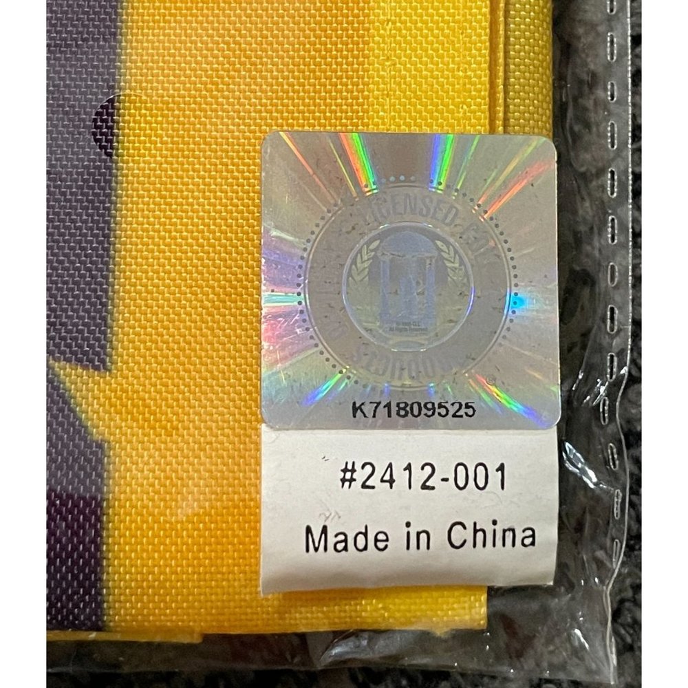 LSU Tigers New In Package New Year Hanging Flag Banner Football Gameday Tailgate - Picture 6 of 6